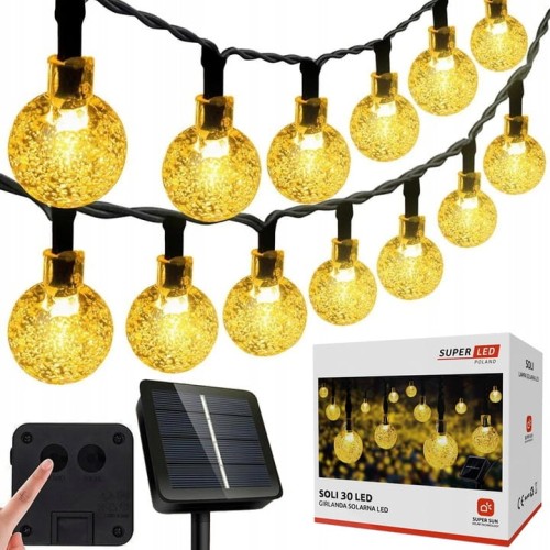 Girlanda solarna SuperLED Soli 30LED