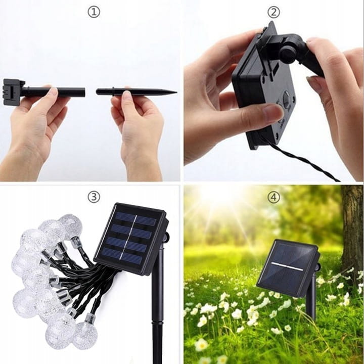 Girlanda solarna SuperLED Soli 50LED