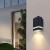 Lampa elewacyjna LED kinkiet ogrodowy Antracyt 1xGU10 aluminium IP54