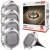 Zestaw 4x Lampa solarna LED wbijana gruntowa ogrodowa Dysk SuperLED PREMIUM