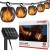 Girlanda solarna LED ogrodowa świetlna 20m + 20x LED płomień SuperLED