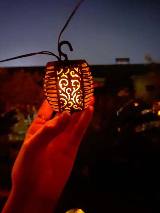 Girlanda solarna LED ogrodowa świetlna 20m + 20x LED płomień SuperLED