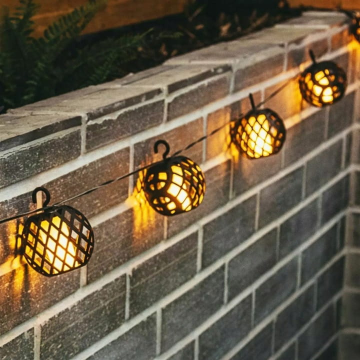 Girlanda solarna LED ogrodowa świetlna 20x LED płomień latarenki SuperLED