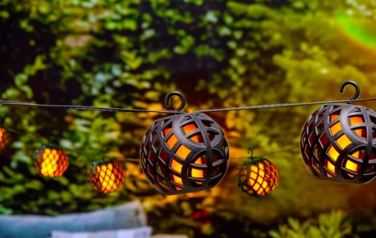 Girlanda solarna LED ogrodowa świetlna 20x LED płomień latarenki SuperLED