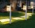 Zestaw 4x Lampa solarna LED wbijana ogrodowa LATARNIA FILAMENT żarówka