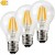 Zestaw 3x Żarówka LED E27 Filament 8W Edison Ozdobna biała ciepła