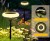 4x Lampa solarna LED ogrodowa wbijana 76 cm Lampki Grzybki 3000K