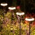 4x Lampa solarna LED ogrodowa wbijana 76 cm Lampki Grzybki 3000K