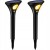 Zestaw 2x Lampa solarna LED wbijana ogrodowa PREMIUM ciepła SuperLED