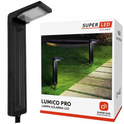 Lampa solarna ogrodowa LED Słupek solarny 57cm