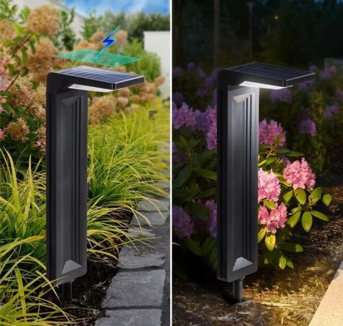 Lampa solarna ogrodowa LED Słupek solarny 57cm
