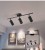 Lampa sufitowa widząca spot oprawa halogenowa natynkowa 3x GU10 SuperLED