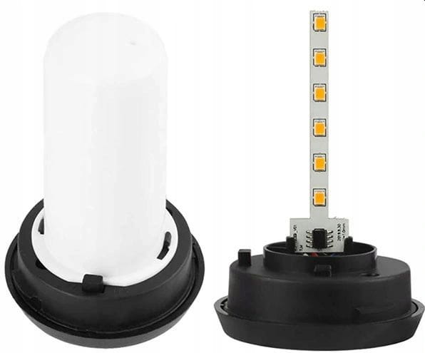 8x Lampa ogrodowa solarna LED LATARNIA POCHODNIA WBIJANA płomień 50cm
