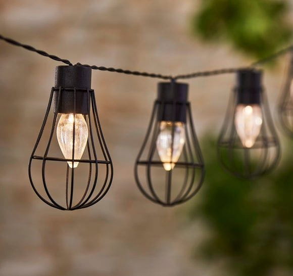 Girlanda solarna LED ogrodowa świetlna 20x lampki loft SuperLED