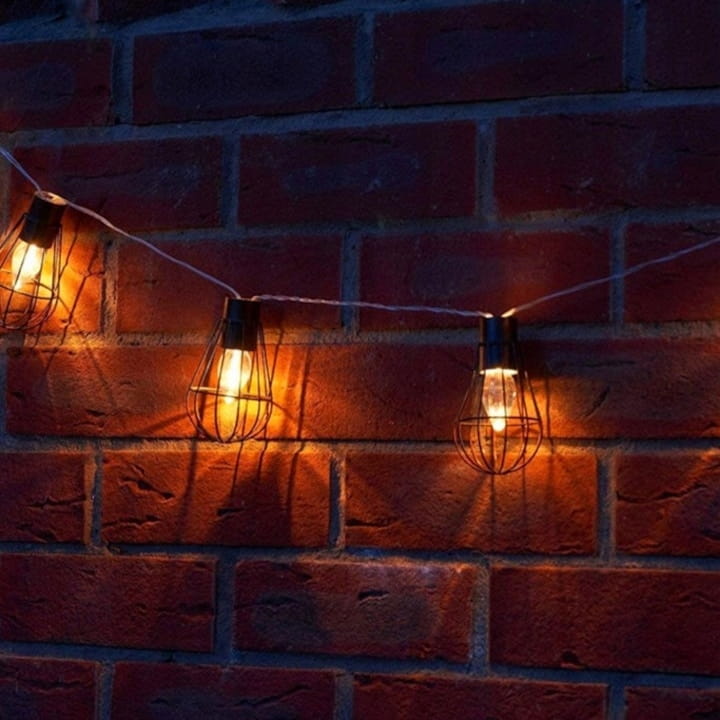 Girlanda solarna LED ogrodowa świetlna 20x lampki loft SuperLED
