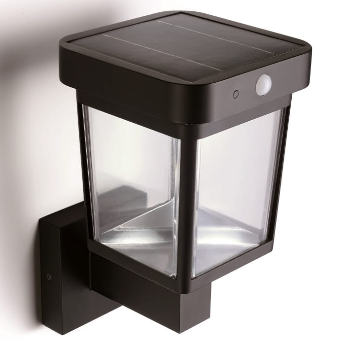 Lampa Solarna elewacyjna Kinkiet LED + Czujnik Ruchu