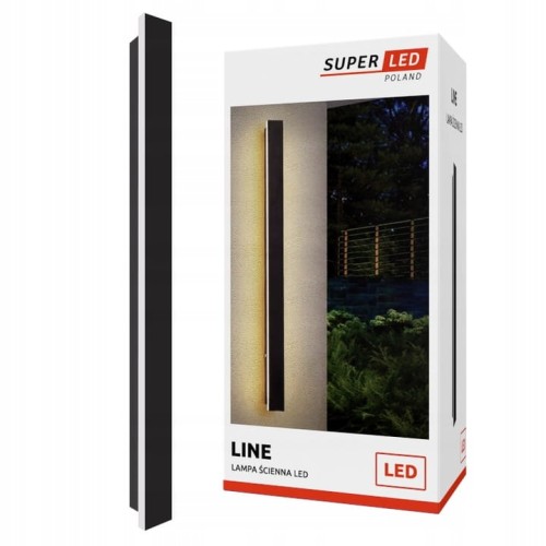 Kinkiet Lampa ścienna elewacyjna LED 20W 2200 lm 60 cm SuperLED