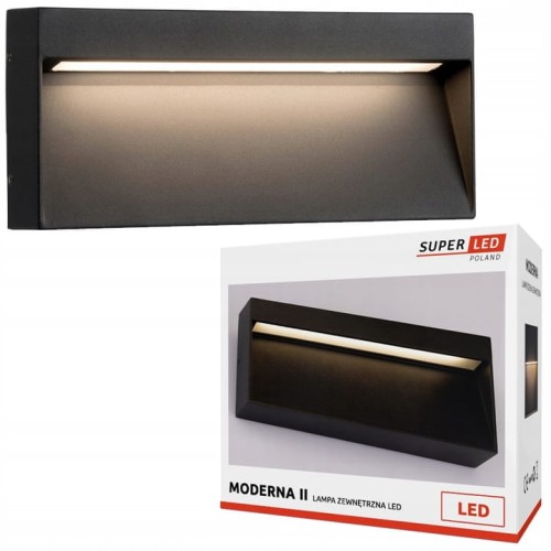 Kinkiet Lampa zewnętrzna elewacyjna Schodowa 12W = 1320 lm 4000K SuperLED