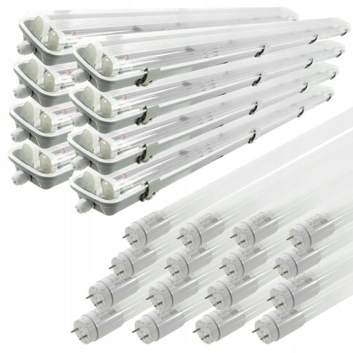 8x Oprawa hermetyczna 120 + 16x świetlówka LED