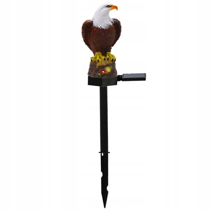 Lampa solarna LED Orzeł z czujnik zmierzchu ogrodowa