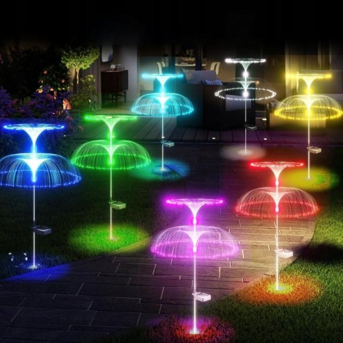 Lampa solarna ogrodowa Meduza LED Dmuchawiec Drzewo solarne SuperLED