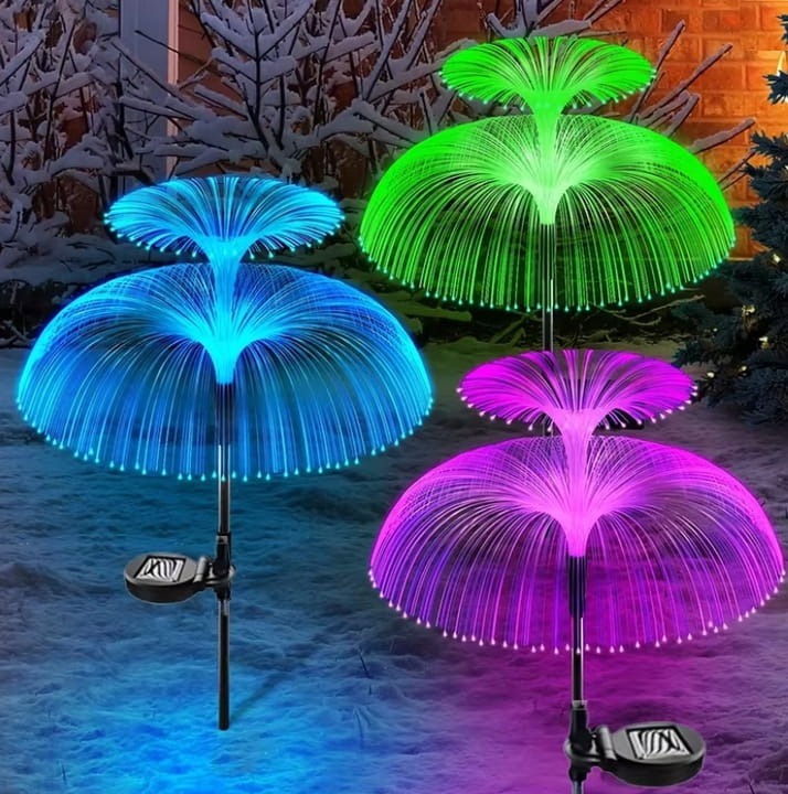 Lampa solarna ogrodowa Meduza LED Dmuchawiec Drzewo solarne SuperLED