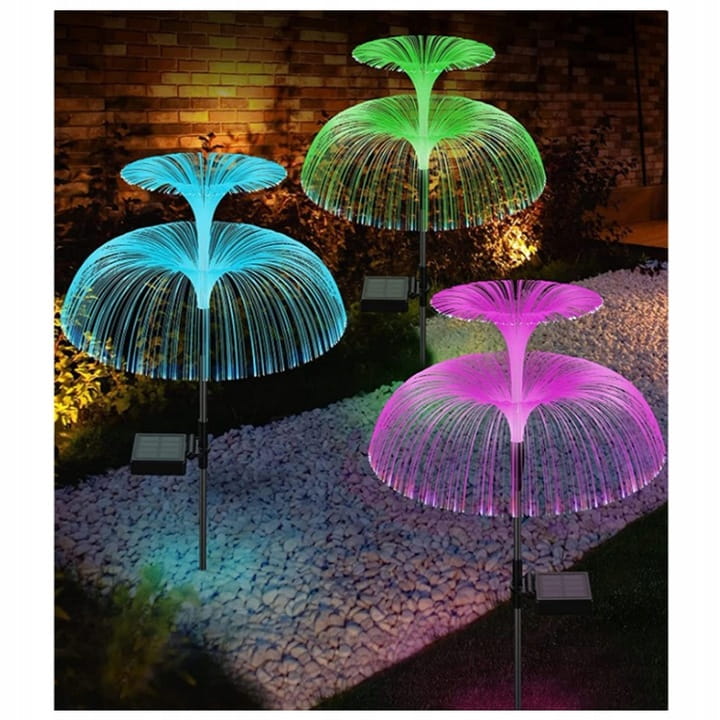 Lampa solarna ogrodowa Meduza LED Dmuchawiec Drzewo solarne SuperLED