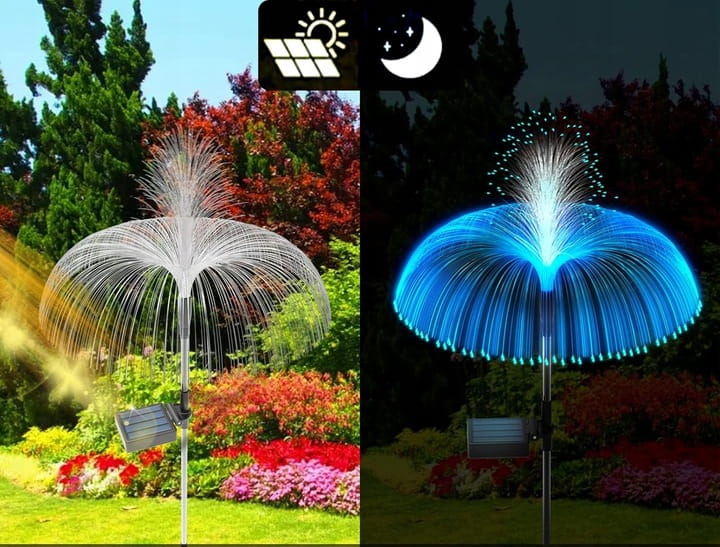 Lampa solarna ogrodowa Meduza LED Dmuchawiec Drzewo solarne SuperLED
