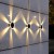 Zestaw 4x Lampa solarna LED wbijana gruntowa ogrodowa Dysk podwójne LED