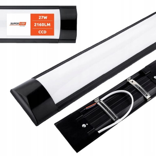 Lampa LED Natynkowa Panel 90cm 27W do Garażu Warsztatu Oprawa Świetlówka