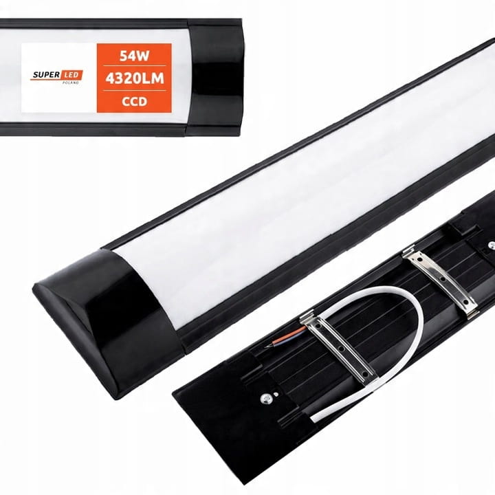 Lampa LED Natynkowa Panel 150cm 54W do Garażu Warsztatu Oprawa Świetlówka