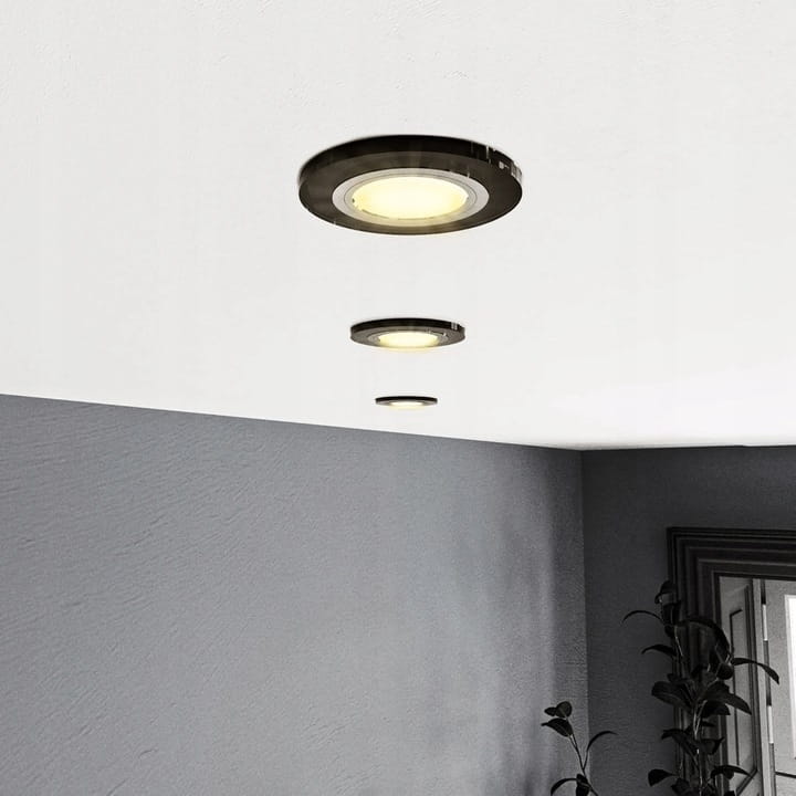 Zestaw Oprawa halogenowa GU10 SZKLANA + Żarówka GU10 LED 6W + gniazdo