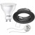 Zestaw Oprawa halogenowa wpuszczana + Żarówka GU10 LED 6W BC + gniazdo