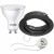 Zestaw Oprawa halogenowa GU10 RUCHOMA + Żarówka GU10 LED 6W BC + gniazdo