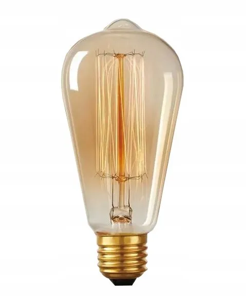 Żarówka E27 Filament 40W ST64