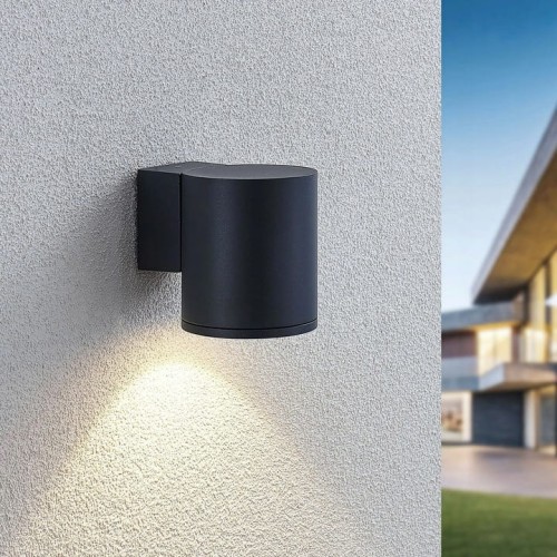 Kinkiet ogrodowy lampa elewacyjna oprawa zewnętrzna 1xGU10 ALUMINIUM