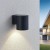 Kinkiet ogrodowy lampa elewacyjna oprawa zewnętrzna 1xGU10 ALUMINIUM