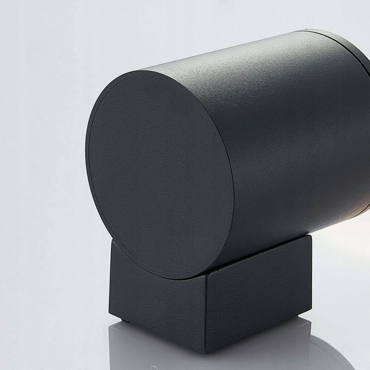 Kinkiet ogrodowy lampa elewacyjna oprawa zewnętrzna 1xGU10 ALUMINIUM