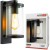 Lampa elewacyjna Kinkiet ogrodowy E27 LED Latarnia na Filament ALUMINIUM