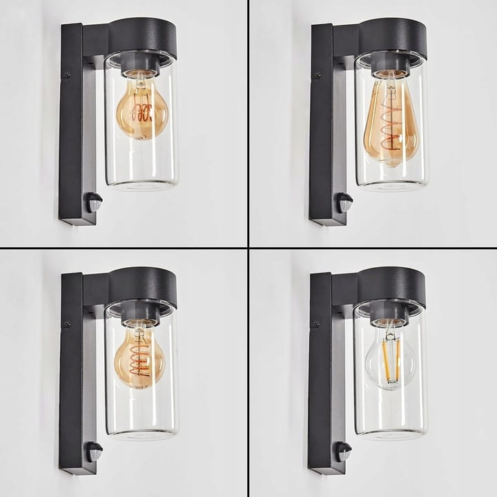 Lampa elewacyjna, kinkiet SuperLED ABRO z czujnikiem ruchu PIR