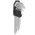 KLUCZE IMBUSOWE IMBUSY TORX "L" Z OTWOREM GWIAZDKOWE T10-T50 9 EL. ZESTAW