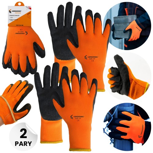 Rękawice robocze 10'' 2 pary VERGIONIC