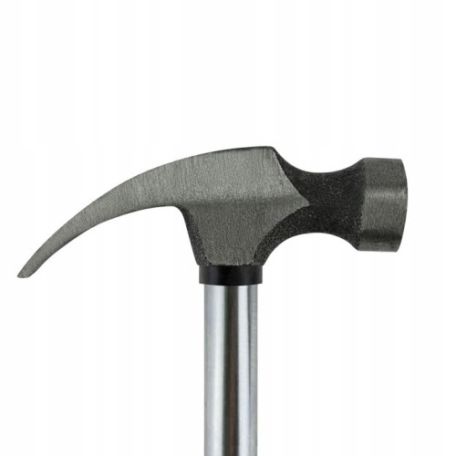 MOCNY MŁOTEK CIESIELSKI DEKARSKI SZEWSKI STALOWY Z ZĘBAMI RĄCZKA METAL 25cm