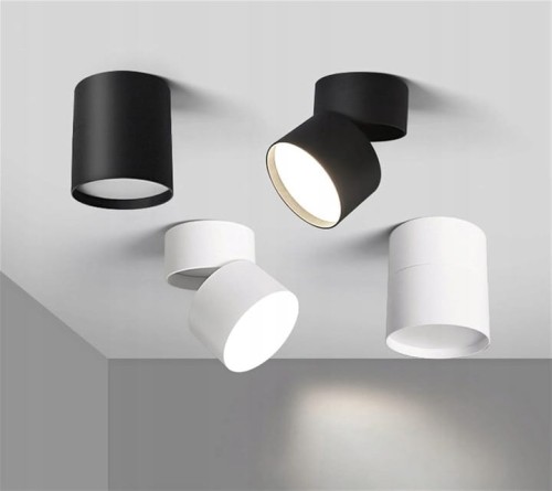 Oprawa natynkowa Lampa sufitowa GX53 Tuba Halogenowa SuperLED ruchoma