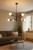 Lampa Wisząca Sufitowa Czarna Żyrandol 6x LED E27 Loft Modern