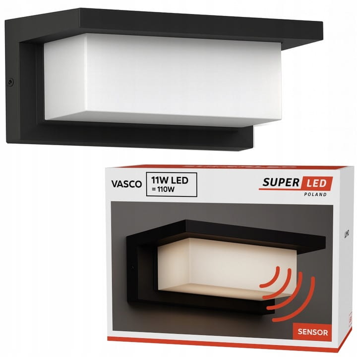 Lampa elewacyjna VASCO LED 11W z czujnikiem