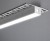 Profil LED aluminiowy do płyt GK gipsowych Natynkowy 2m regips szeroki