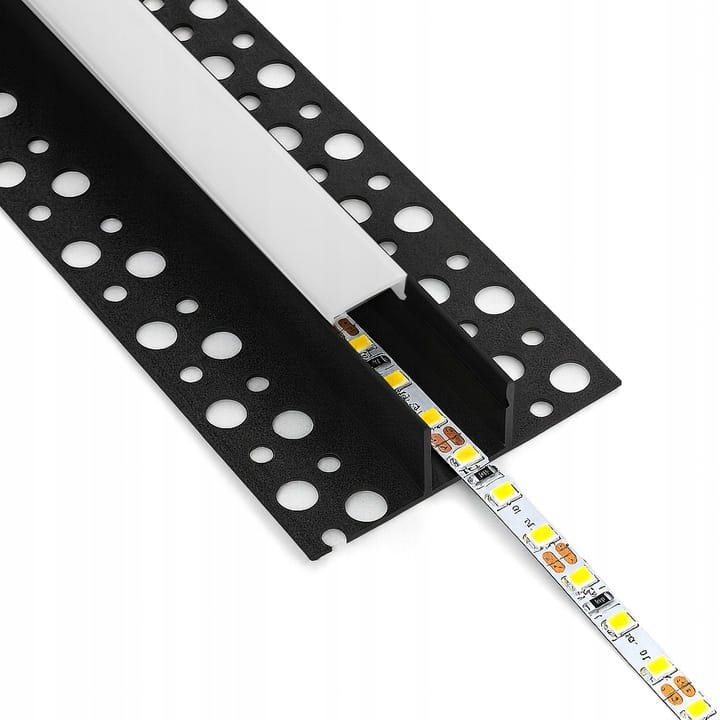 Profil LED aluminiowy do płyt GK gipsowych Natynkowy 2m regips szeroki