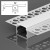 Profil LED aluminiowy do płyt GK gipsowych wpuszczany 3m regips szeroki
