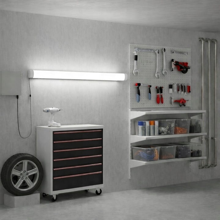 Lampa LED Natynkowa Panel 120 cm 60W 8100 lm Oprawa do Garażu Warsztatu